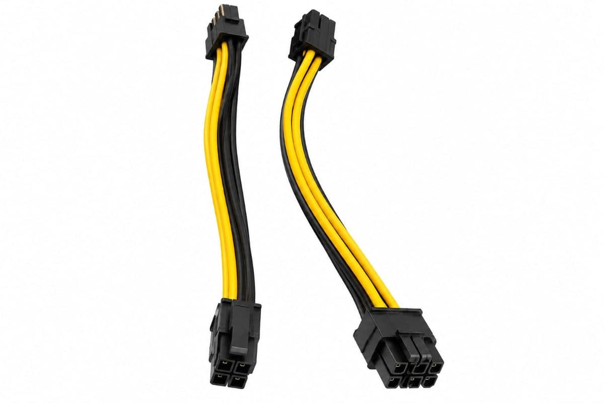 6-pin to 8-pin PCI Express Power Converter Cable for Video Card