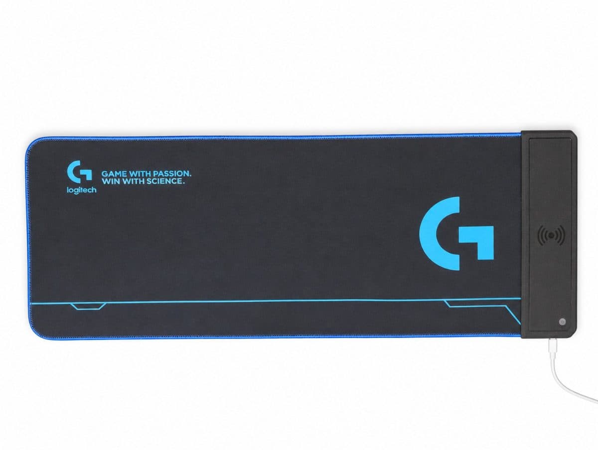 🎮 RGB GAMING MOUSEPAD WITH WIRELESS CHARGING preview 2