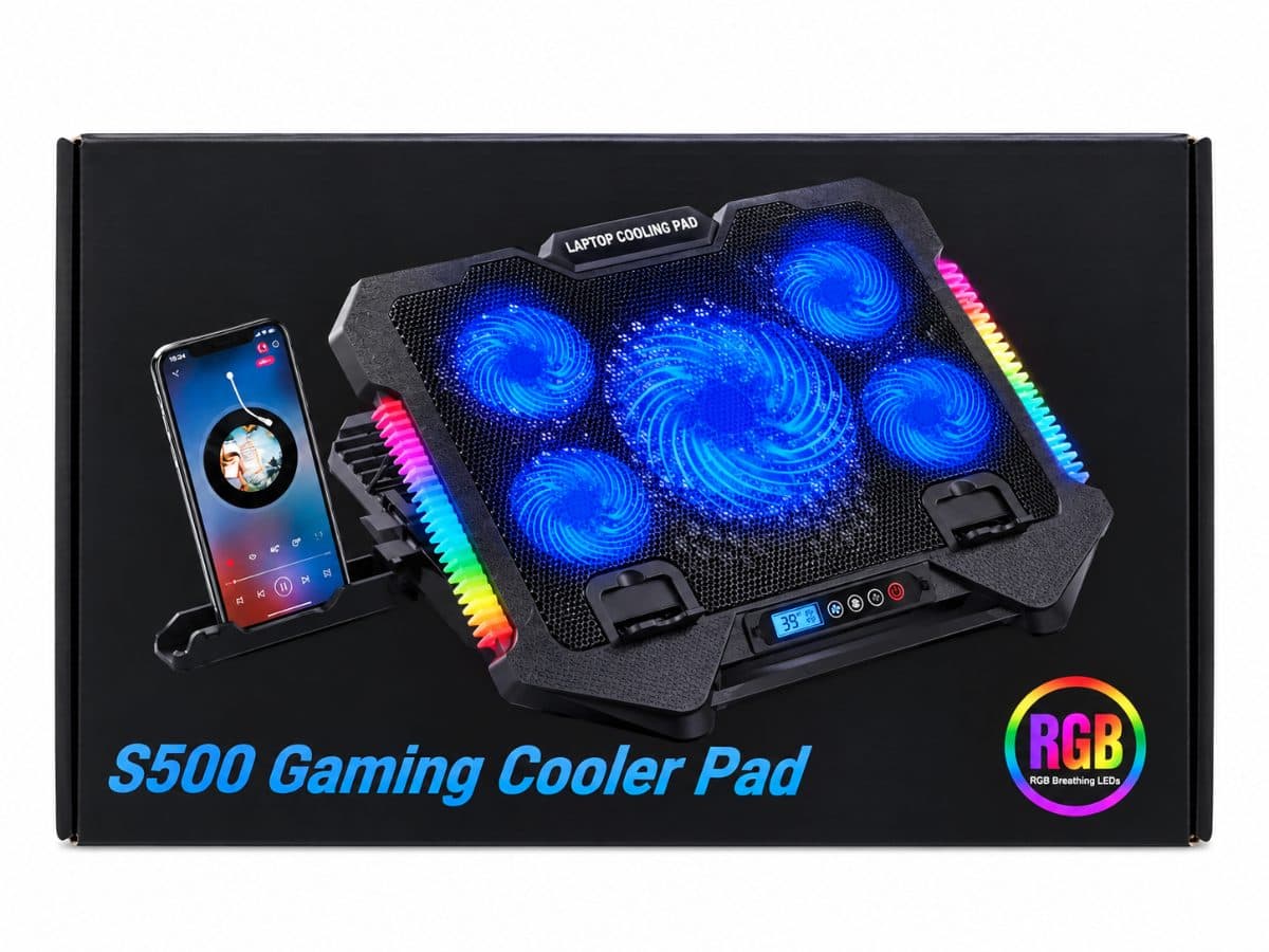 S500 GAMING COOLER PAD – 5 FANS preview 2