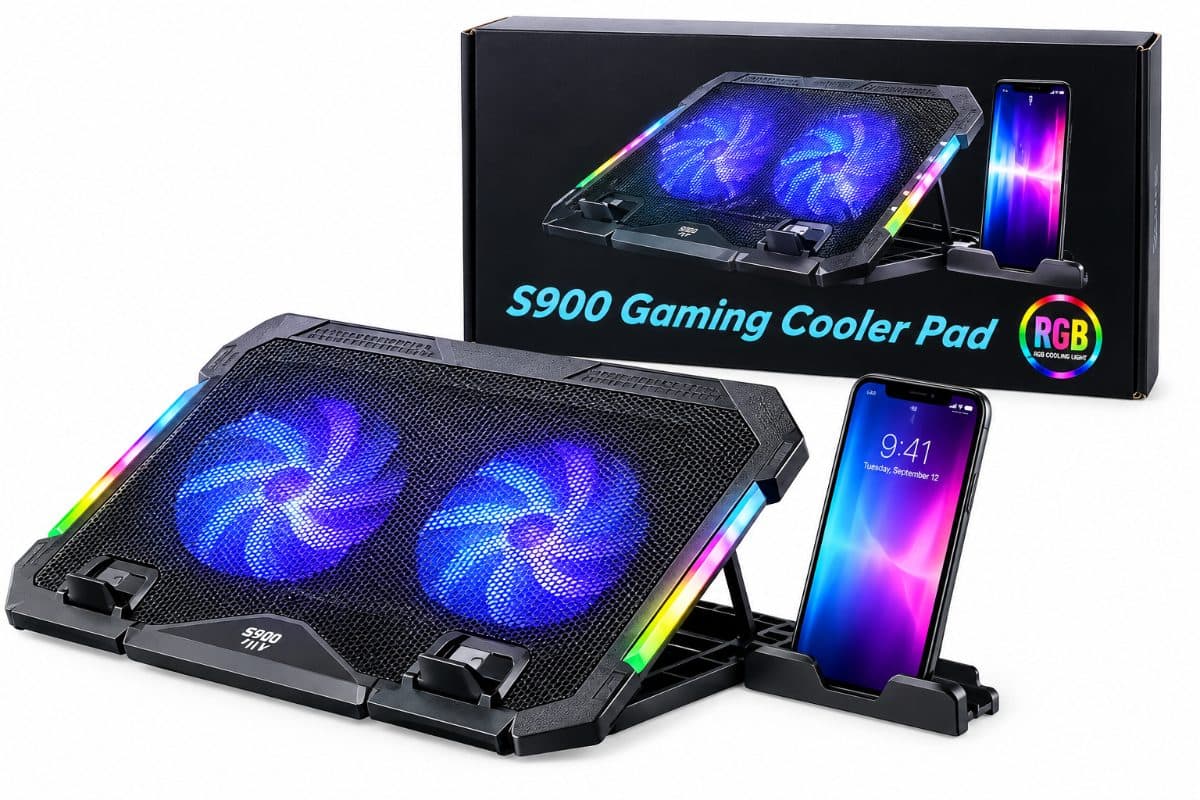 S900 Gaming Cooler Pad – Cool More. Game Better!
