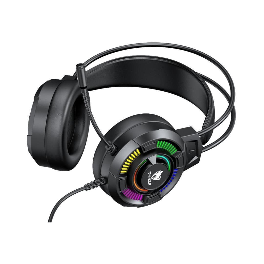 T-WOLF H140 RGB Gaming Headset – 7.1 USB Surround Sound with Microphone preview 2