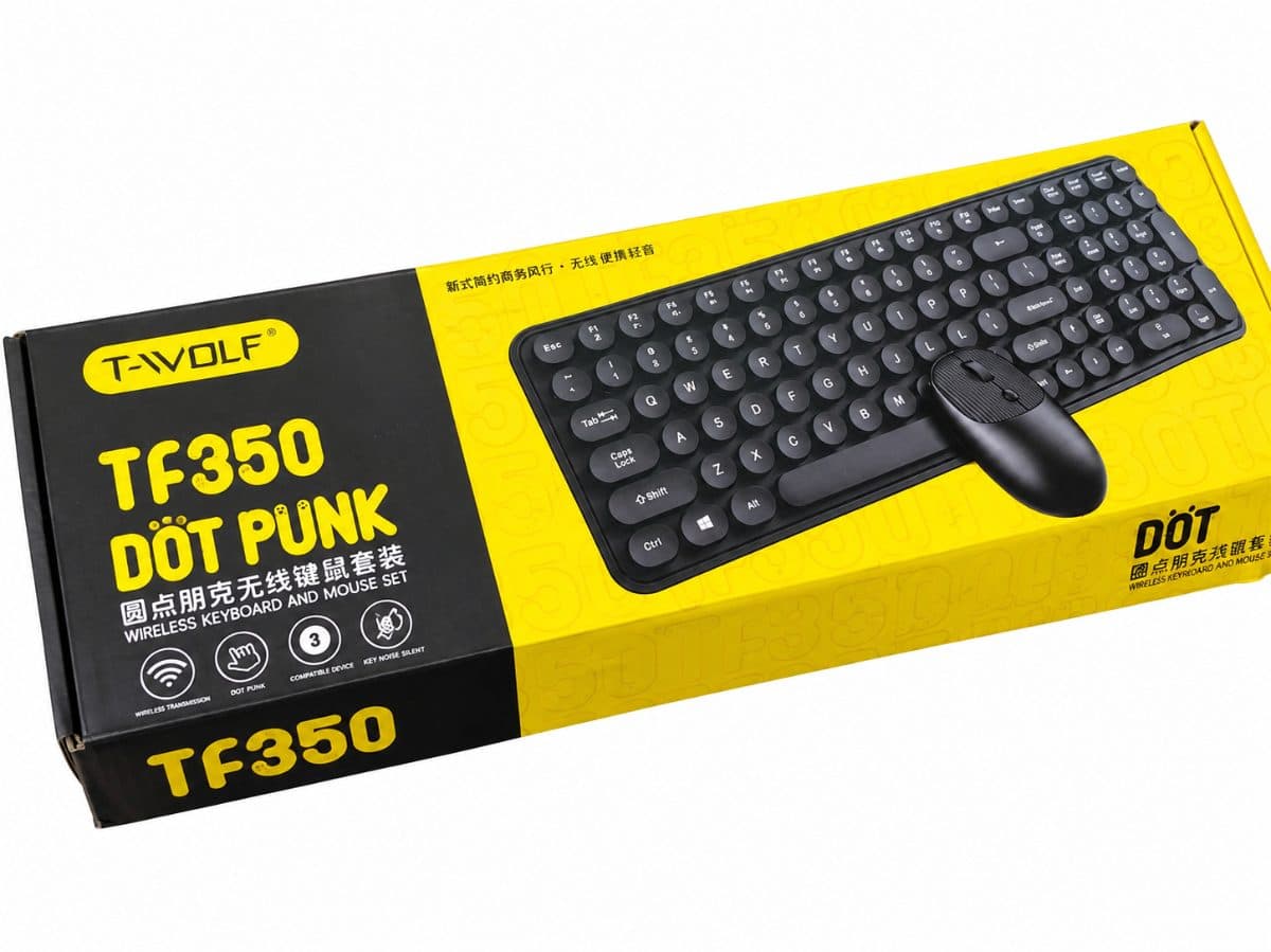 T-WOLF TF350 Wireless Keyboard & Mouse Combo preview 2