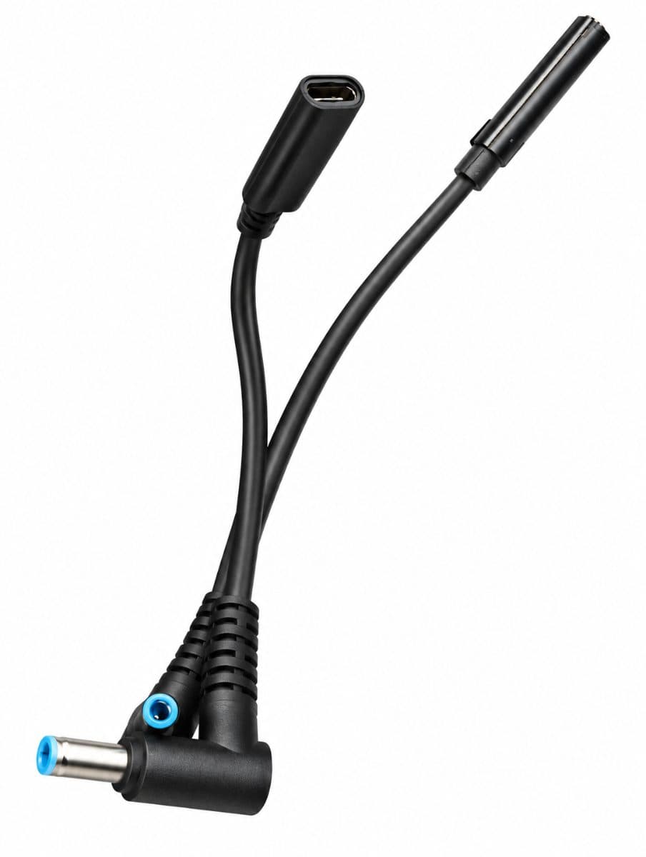 USB-C PD 65W to HP Blue Pin Adapter – 4.5 × 0.6 mm